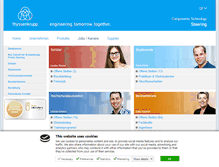 Tablet Screenshot of karriere.thyssenkrupp-presta.com